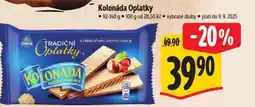 Albert Kolonáda Oplatky nabídka