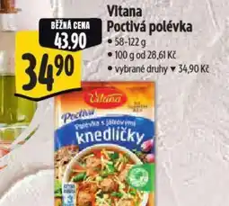 Albert Vitana Poctivá polévka nabídka