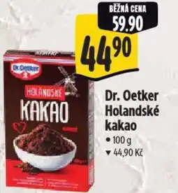 Albert Dr. Oetker Holandské kakao nabídka
