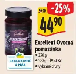 Albert Excellent Ovocná pomazánka nabídka