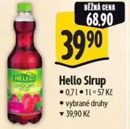 Albert Hello Sirup nabídka