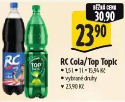 Albert RC Cola/Top Topic nabídka
