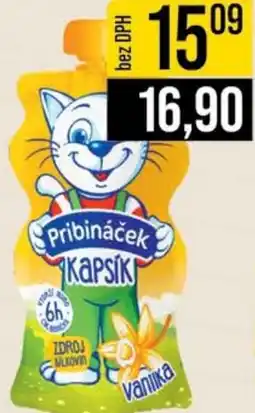 Jip Pribináček Kapsík vanilka kakao nabídka