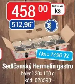 Qanto Sedlčanský Hermelín gastro nabídka