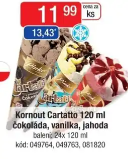 Qanto Kornout Cartatto čokoláda, vanilka, jahoda nabídka