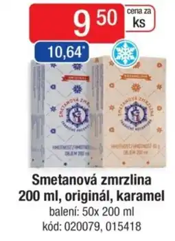 Qanto Smetanová zmrzlina, originál, karamel nabídka