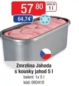 Qanto Zmrzlina Jahoda s kousky jahod nabídka