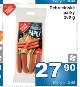 Jip Debrecínské párky nabídka