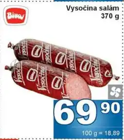 Jip Vysočina salám nabídka
