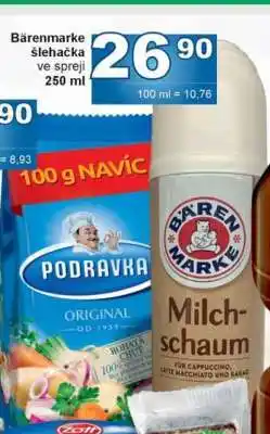 Jip Bärenmarke šlehačka ve spreji nabídka