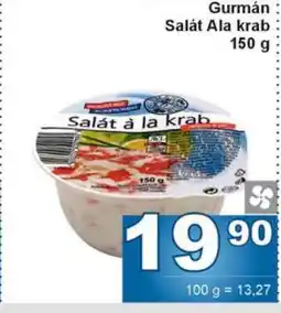 Jip Gurmán Salát Ala krab nabídka