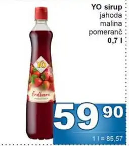 Jip Yo sirup nabídka