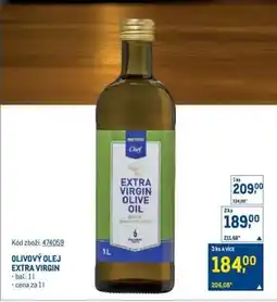 Makro EXTRA VIRGIN OLIVE OIL nabídka