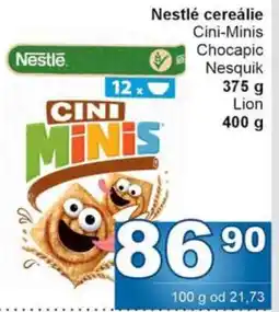 Jip Nestlé cereálie nabídka