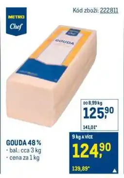 Makro Gouda 48% nabídka