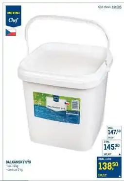Makro Balkánský sýr nabídka