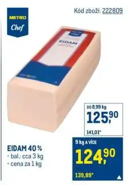 Makro Eidam 40 % nabídka