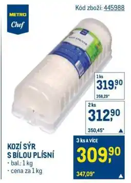 Makro KOZÍ SÝR S BÍLOU PLÍSNÍ nabídka