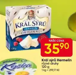 Hruška Král Sýrů Hermelín nabídka