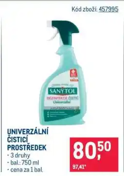 Makro Univerzální čisticí prostředek nabídka