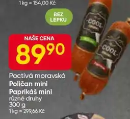 Hruška Poctivá moravská Poličan mini Paprikáš mini nabídka