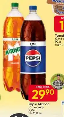 Hruška Pepsi, Mirinda nabídka