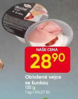 Hruška Obložené vejce se šunkou nabídka