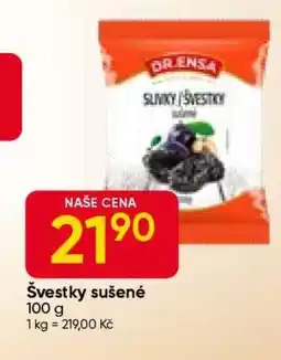 Hruška Švestky sušené nabídka