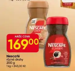 Hruška Nescafé nabídka