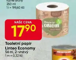 Hruška Toaletní papír Linteo Economy nabídka
