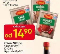 Hruška KOŘENÍ VITANA nabídka