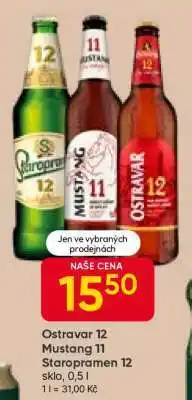 Hruška Ostravar 12 Mustang 11 Staropramen 12 nabídka