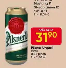 Hruška Pilsner Urquell nabídka