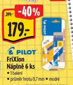 Albert Pilot FriXion Náplně 6 ks nabídka
