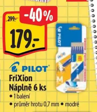 Albert Pilot FriXion Náplně 6 ks nabídka