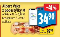 Albert Albert Vejce z podestýlky M nabídka
