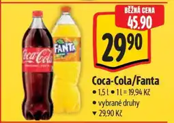Albert Coca-Cola, Fanta nabídka