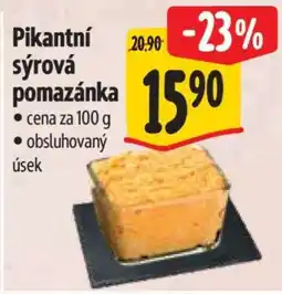 Albert Pikantní sýrová pomazánka nabídka