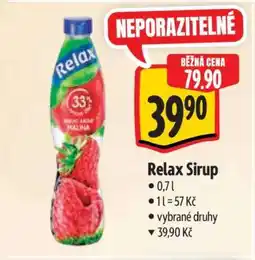 Albert Relax Sirup nabídka