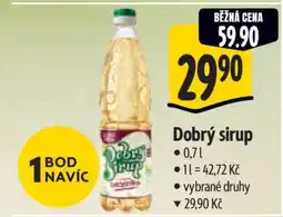 Albert Dobrý Sirup nabídka