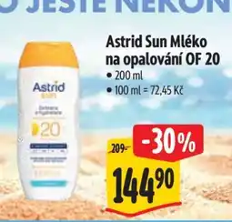 Albert Astrid Sun Mléko na opalování OF 20 nabídka