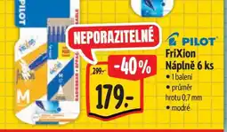 Albert Pilot FriXion Náplně 6 ks nabídka