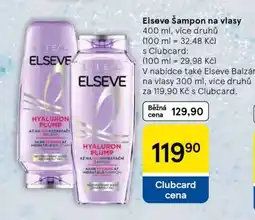 Tesco Elseve šampon na vlasy nabídka