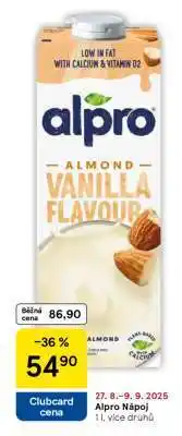 Tesco Alpro nápoj nabídka