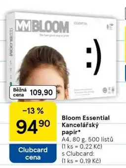 Tesco Bloom Essential Kancelářský papír nabídka