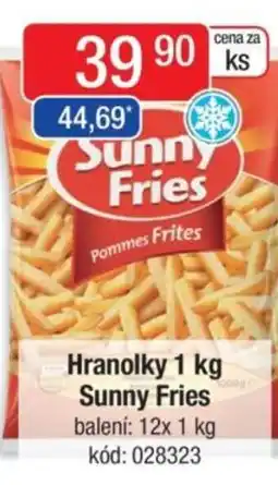 Qanto Hranolky Sunny Fries nabídka
