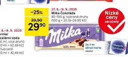 Tesco Milka Čokoláda nabídka