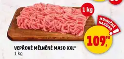 Penny Market Vepřové mleté maso XXL nabídka