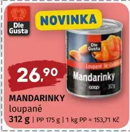 Terno Mandarinky loupané nabídka