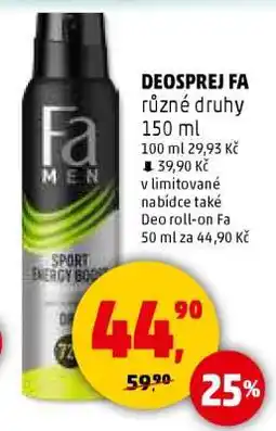 Penny Market DEOSPREJ FA nabídka